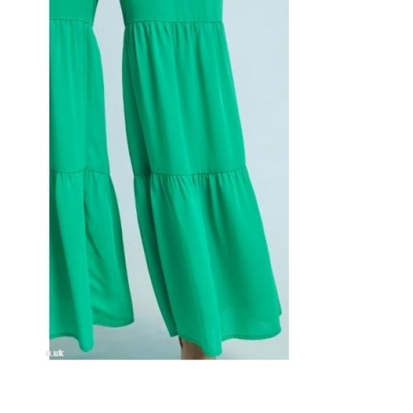 NWT NEW Anthropologie Tiered Wide-Leg Jumpsuit - Picture 5 of 6